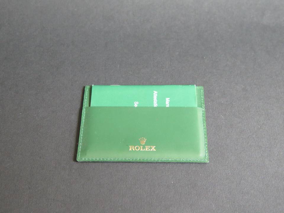 Rolex Card holder + Warranty Booklet  (1)