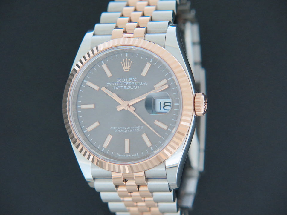 Rolex Datejust Everose/Steel Dark Rhodium Dial 126231 (1)