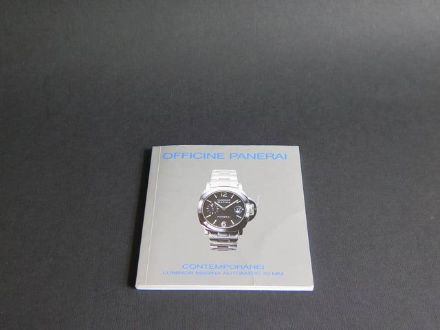 Panerai Luminor Marina Automatic 40mm Booklet
