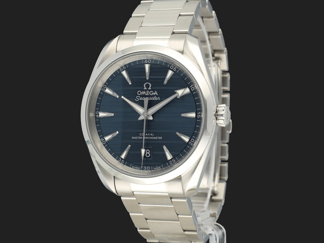 Omega Aqua Terra 38MM Co-Axial Master Chronometer Blue Dial 220.10.38.20.03.001