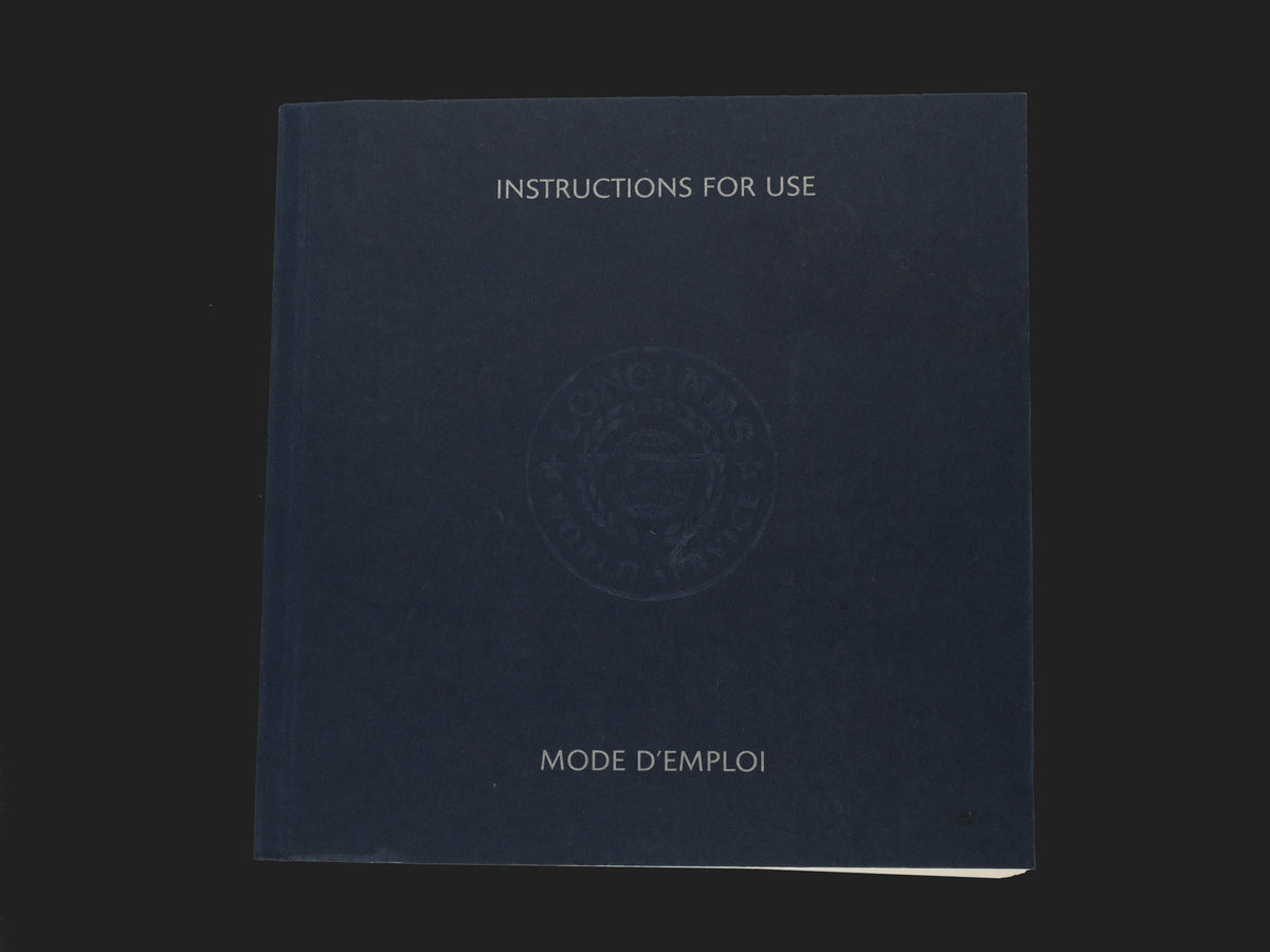 Longines Instructions Booklet  (1)