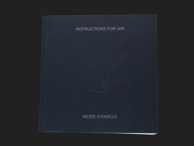 Longines Instructions Booklet