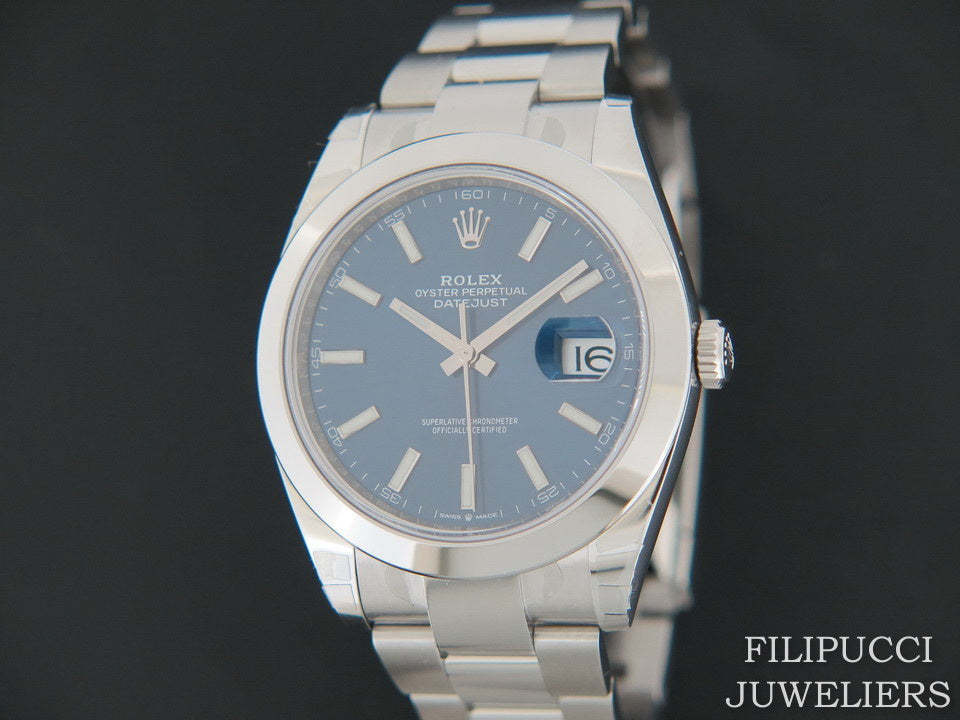 Rolex Datejust 41 Blue Dial  126300 NEW (1)