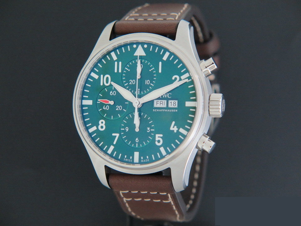 IWC Pilot's Watch Chronograph  Edition Racing Green Limited Edition NEW (1)