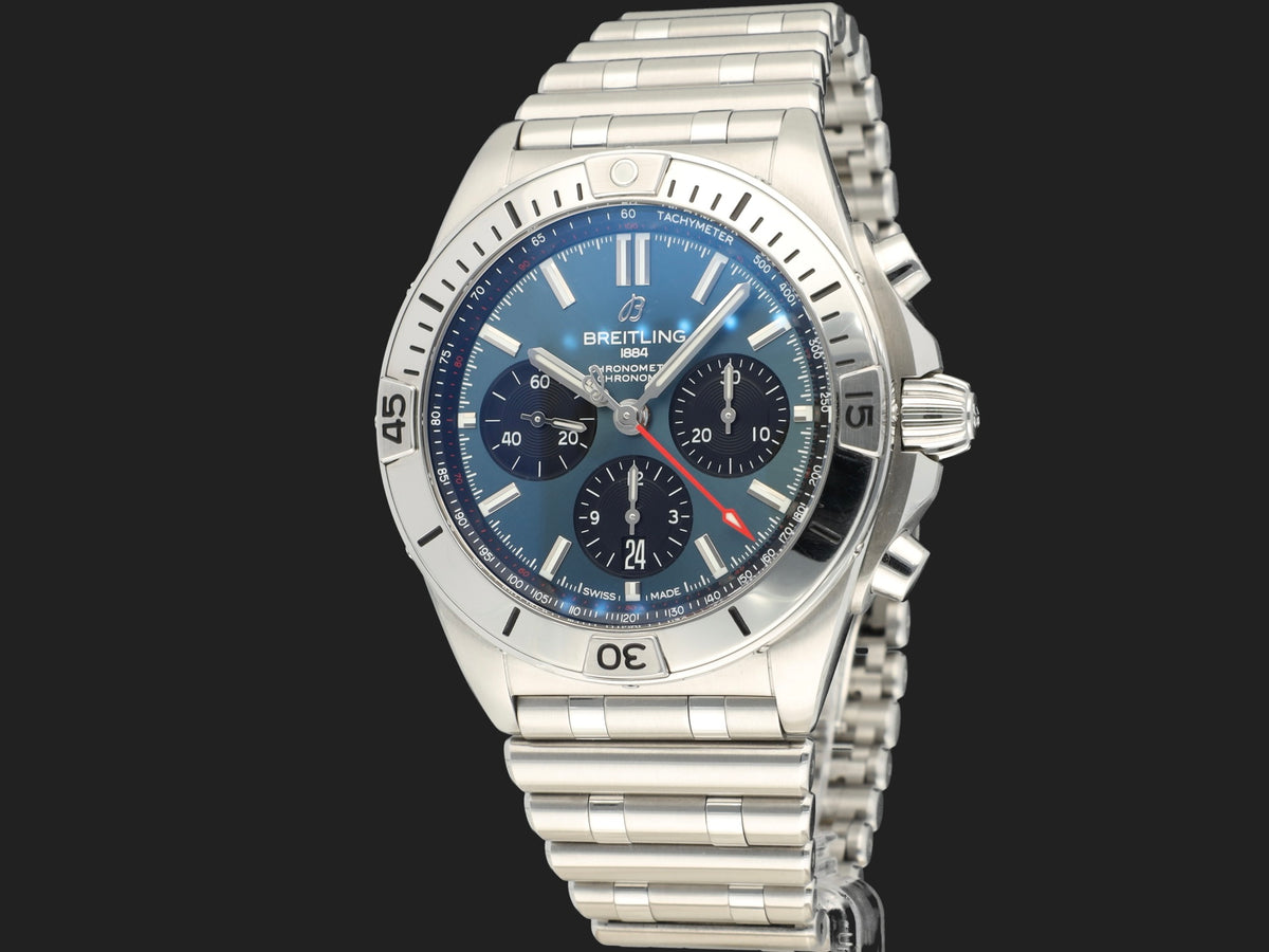 Breitling Chronomat B01 42 Blue Dial AB0134 (1)