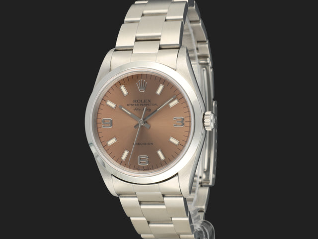 Rolex Air-King 34 Pink Dial