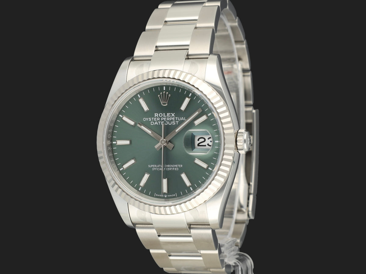 Rolex Datejust 36 Mint Green Dial 126234 NEW (1)