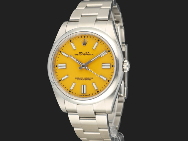 Rolex Oyster Perpetual 41 Yellow Dial