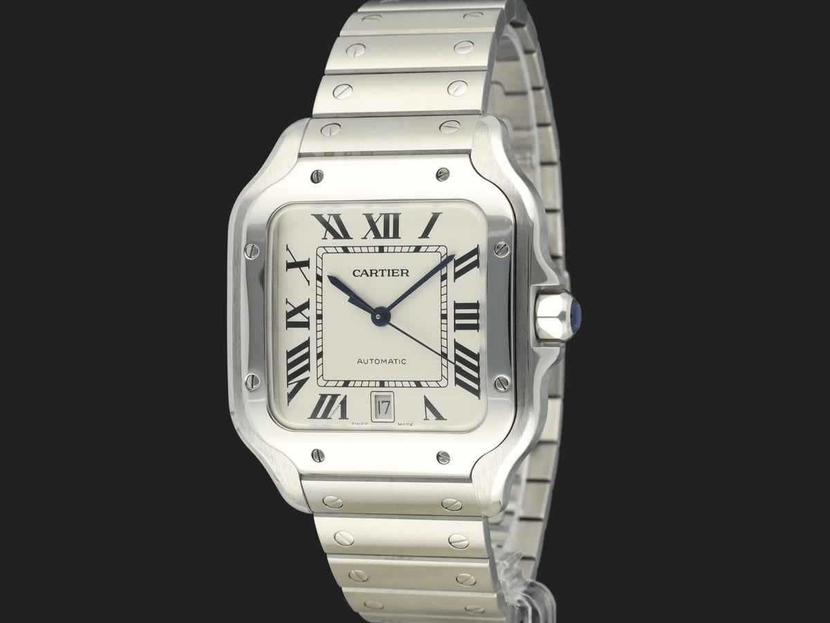 Cartier Santos Large Date Steel Roman Dial WSSA0018 (1)