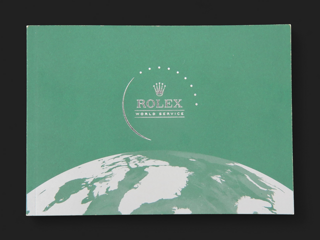 Rolex Service Booklet German