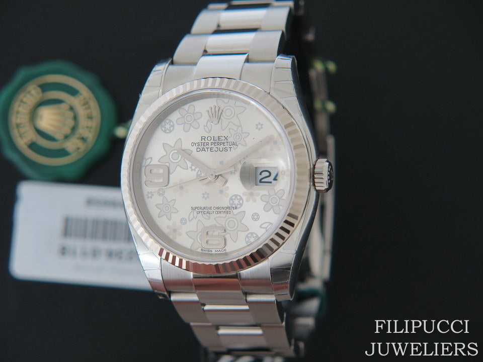 Rolex Datejust 116234  NEW Flower Dial  (1)