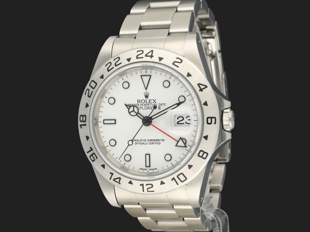 Rolex Explorer II White Dial 16570 (1)