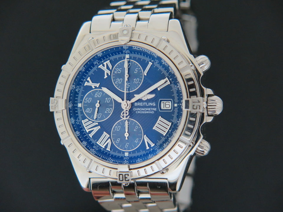 Breitling Crosswind Chronograph Blue Dial A13355 (1)