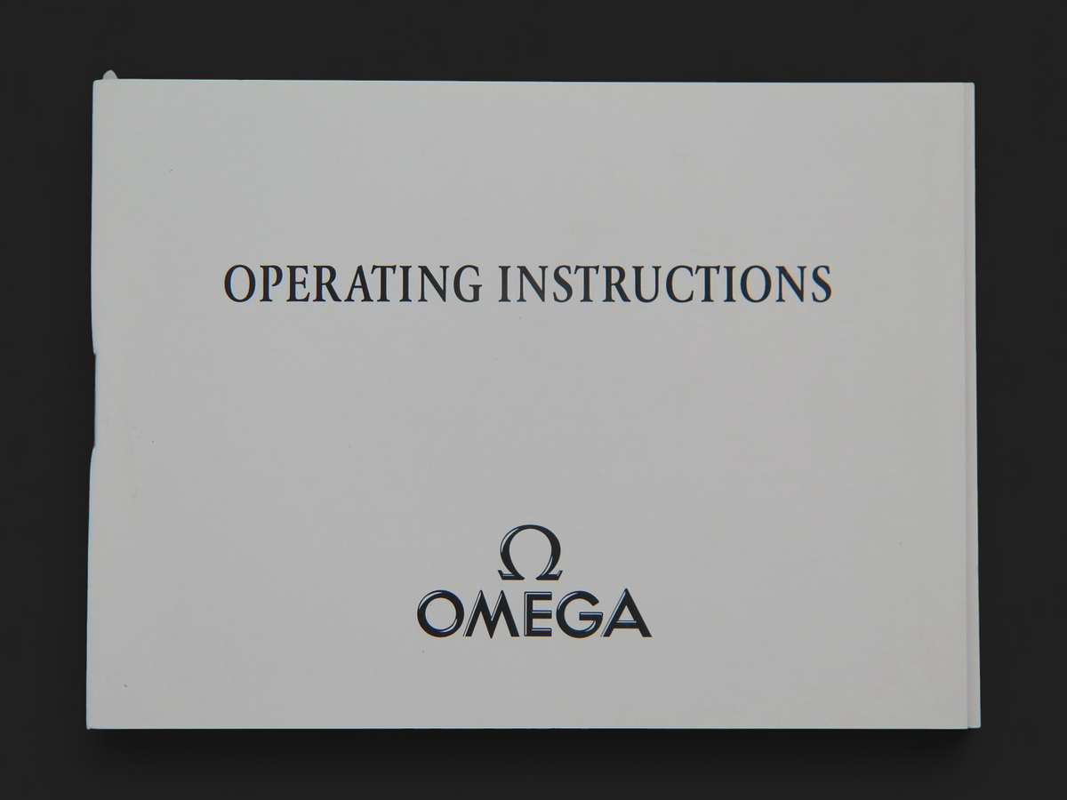 Omega Operating Instructions Booklet for cal. 1861/1863 (1)