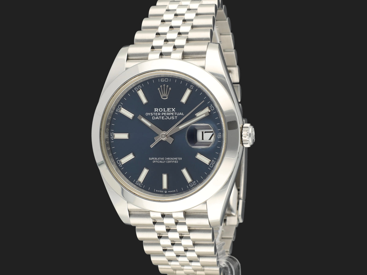 Rolex Datejust 41 Blue Dial 126300 (1)