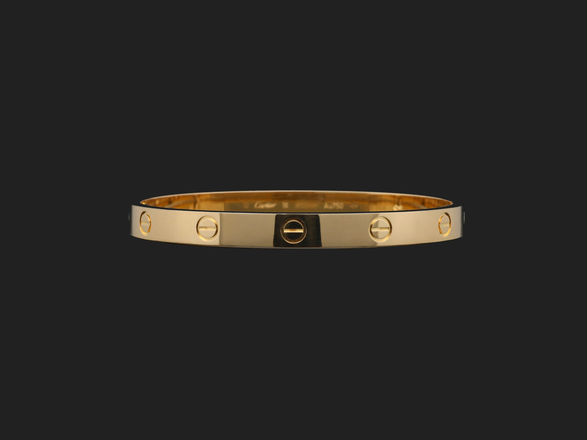 Cartier Love Bracelet Yellow Gold Size 18 (1)