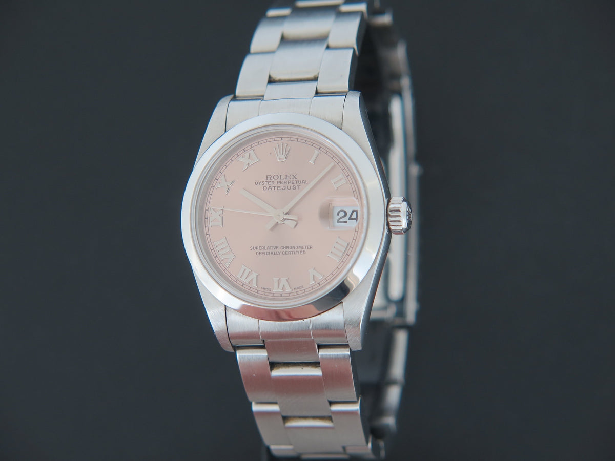 Rolex Datejust 31 Pink Roman Dial 78240 (1)
