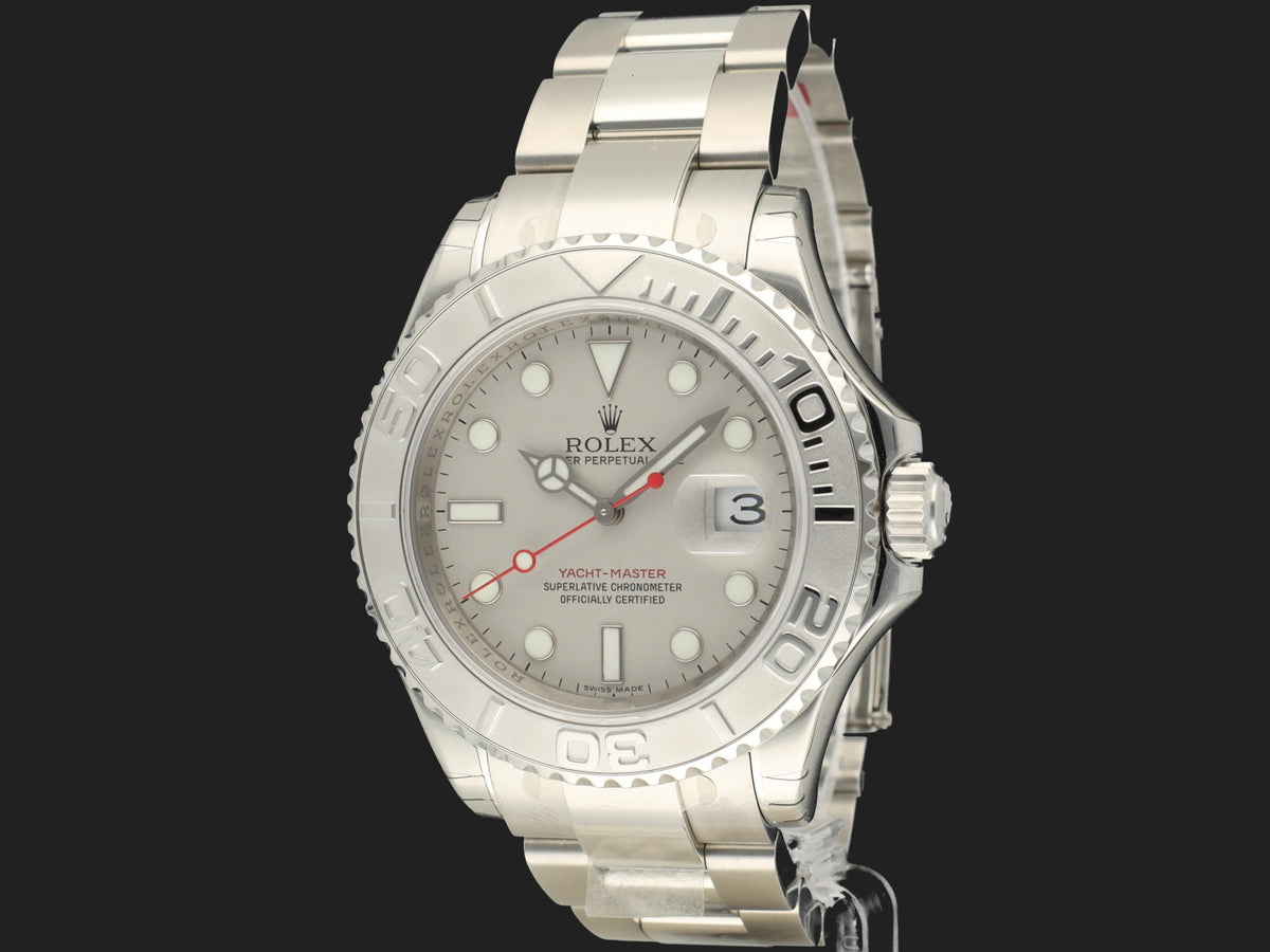 Rolex Yacht-Master Platinum Dial M-serial Rehaut 16622 NOS (1)