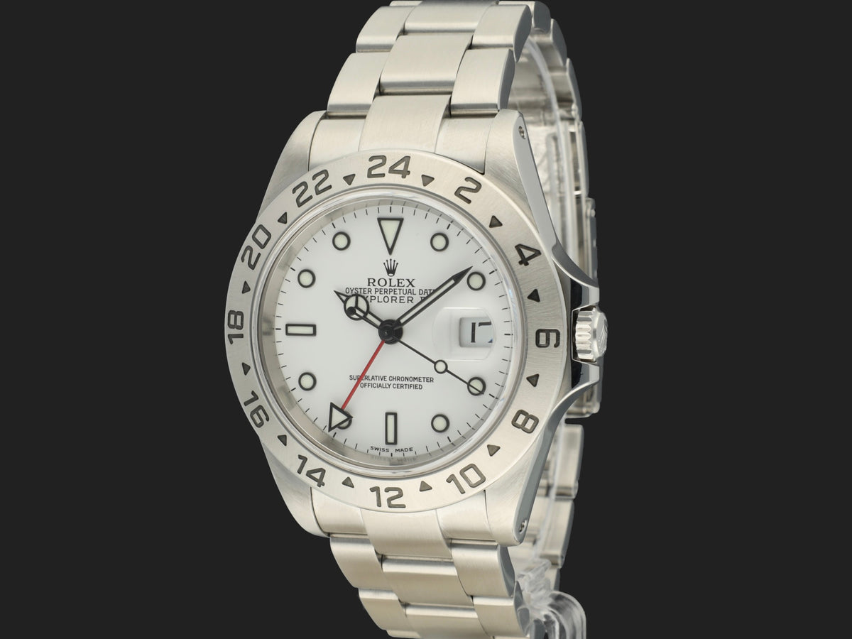 Rolex Explorer II White Dial 16570 (1)