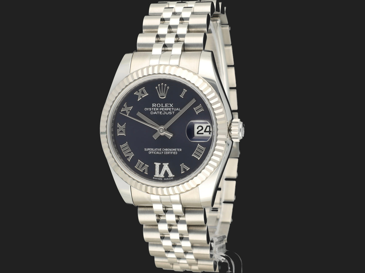 Rolex Datejust 31 Aubergine Roman Diamond Dial 178274 (1)