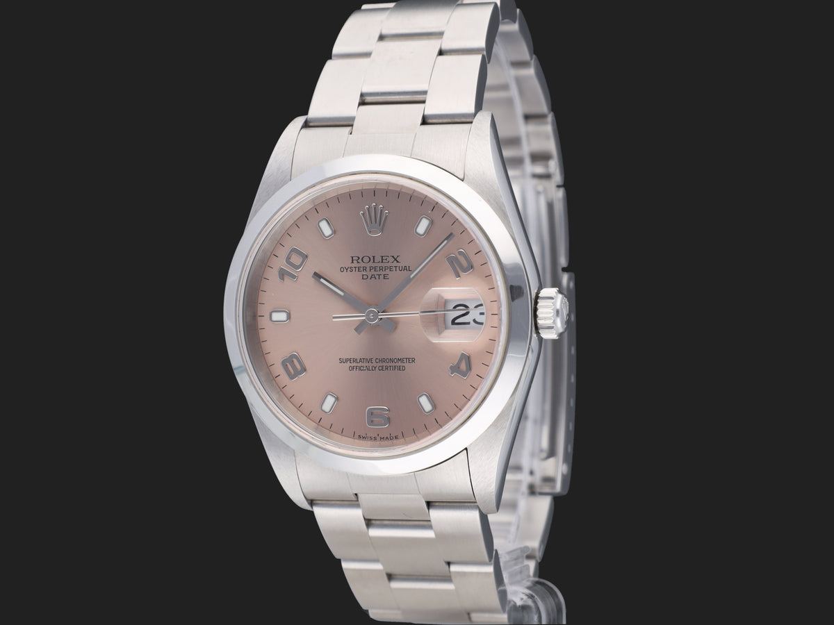 Rolex Date Pink Arab Dial 15200 (1)