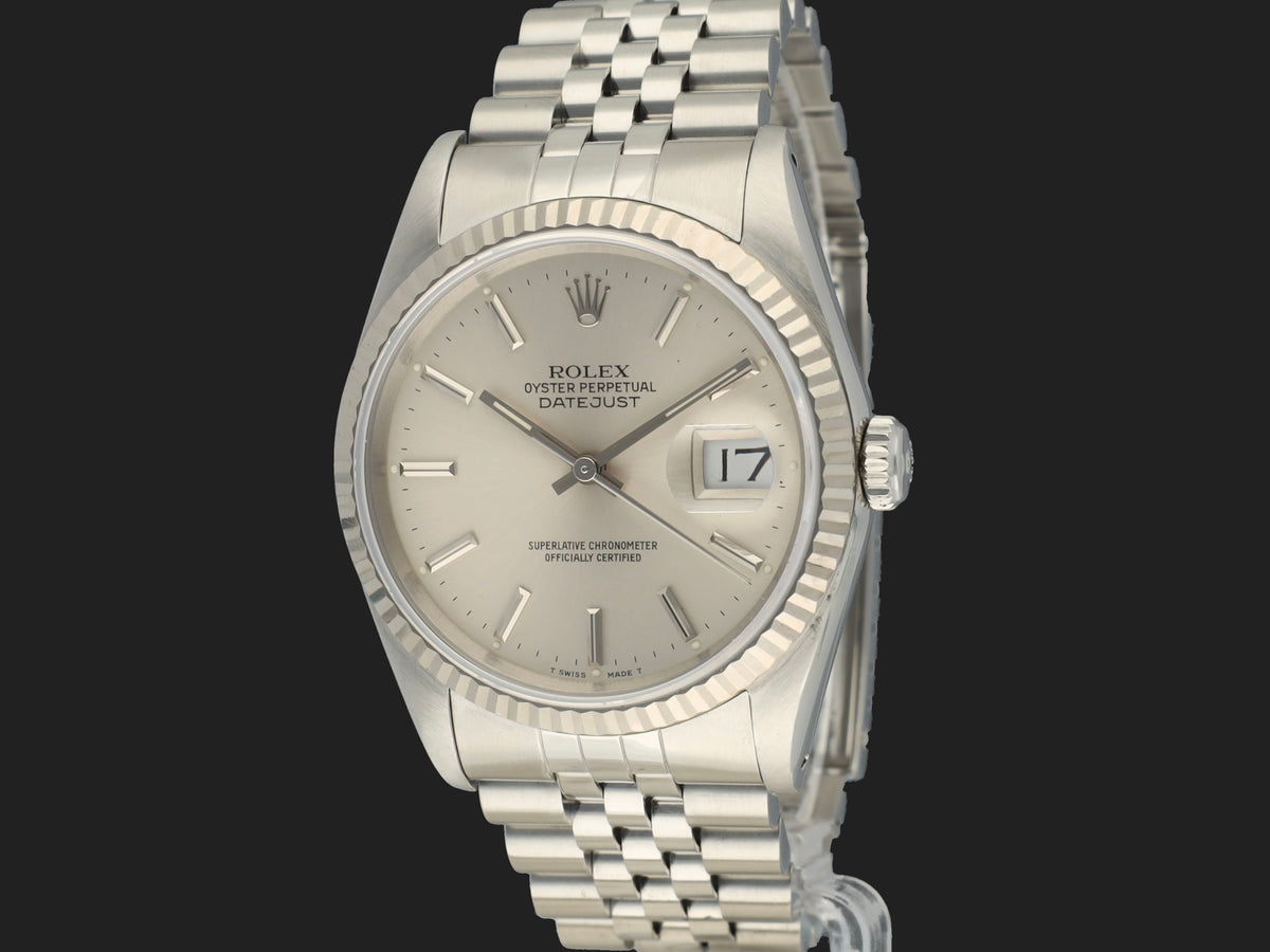 Rolex Datejust Silver Dial 16234 (1)
