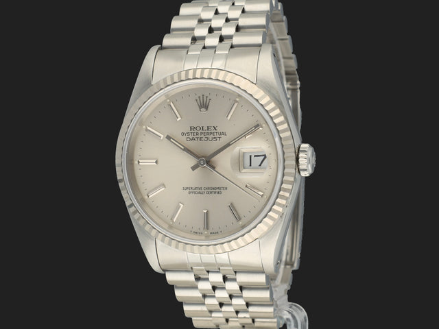 Rolex Datejust Silver Dial