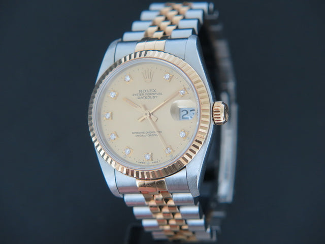 Rolex Datejust Midsize Diamond Dial