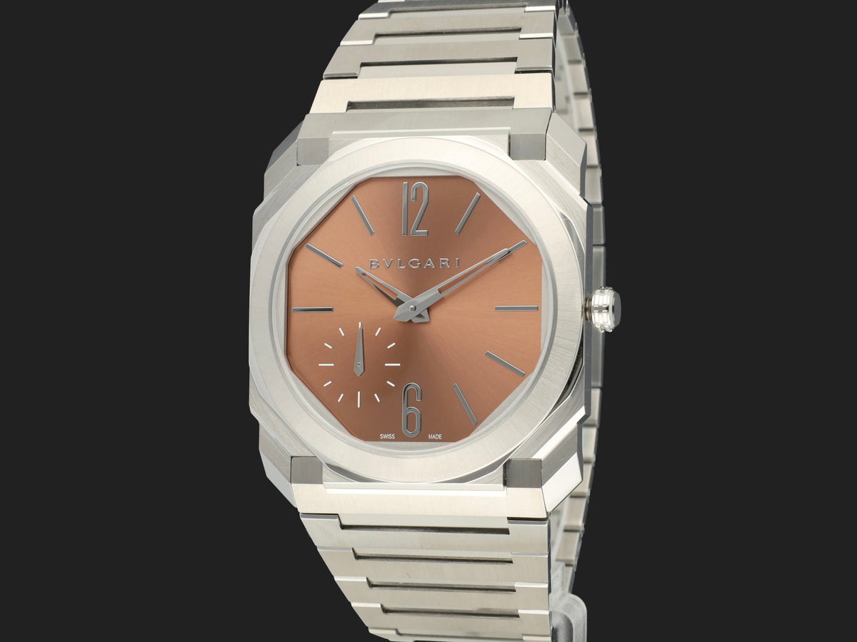 Bulgari Octo Finissimo 40 Salmon Dial 103856 NEW (1)