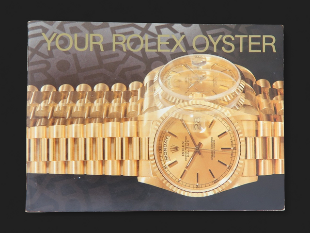 Rolex Oyster Booklet English
