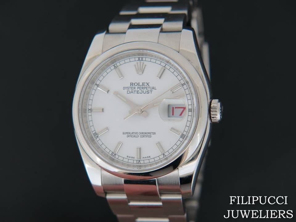 Rolex Datejust 116200 White Dial (1)