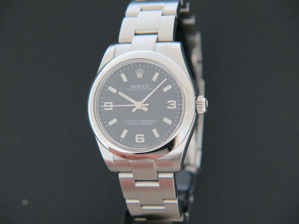 Rolex Oyster Perpetual Black Dial 177200 (1)