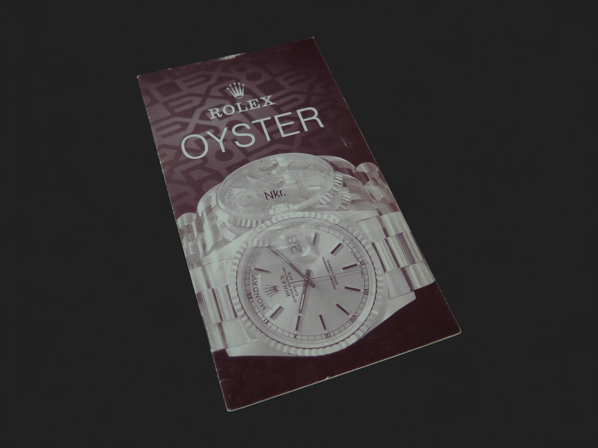Rolex Model Brochure Booklet 1990 English