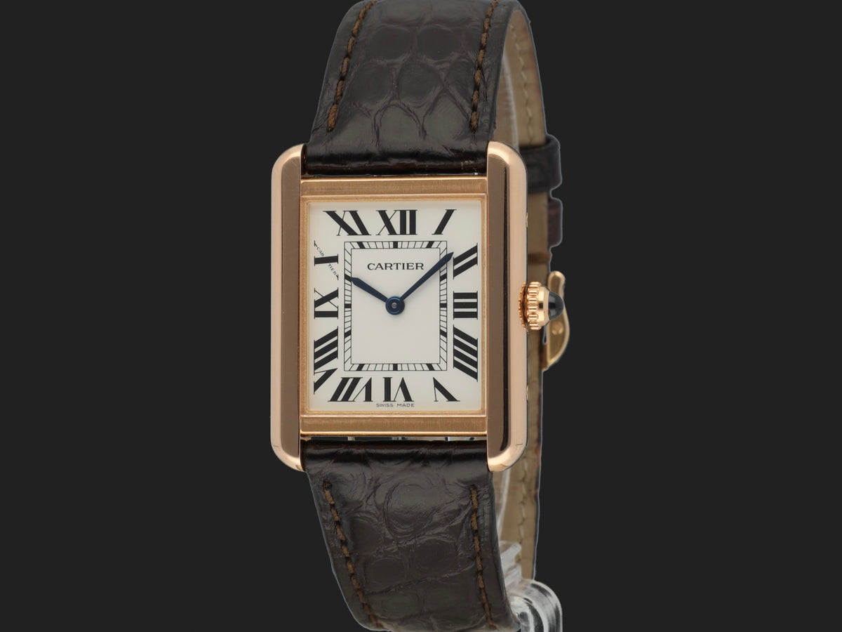 Cartier Tank Solo Small Rose Gold W5200024 / 3168  (1)
