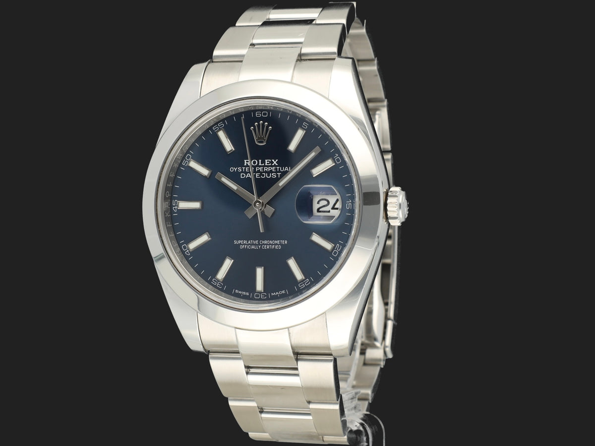 Rolex Datejust 41 Blue Dial 126300 (1)