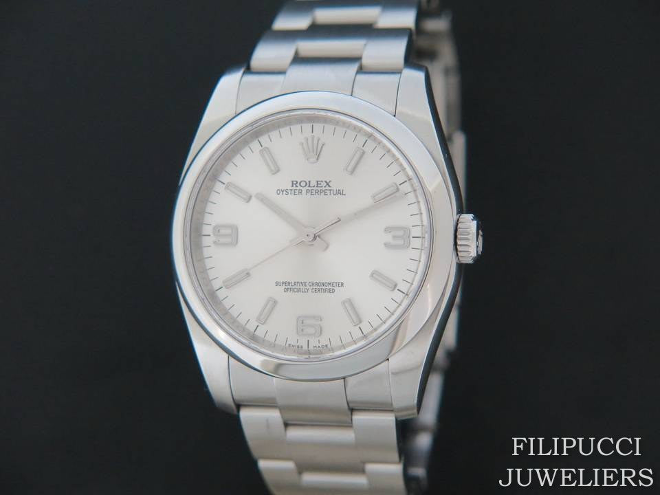 Rolex Oyster Perpetual Silver Dial 116000 (1)