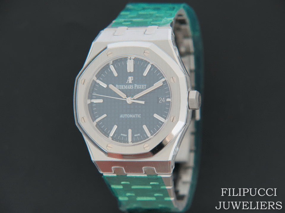 Audemars Piguet Royal Oak 15450ST.OO.1256ST.03 Blue Dial NEW (1)