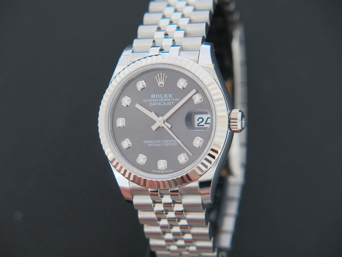 Rolex Datejust 31 Dark Grey Diamond Dial 278274 NEW (1)
