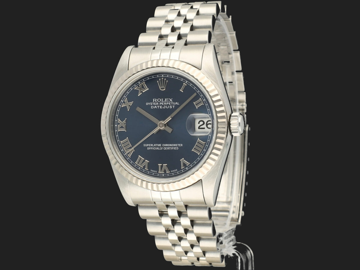 Rolex Datejust 31 Blue Roman Dial 78274 (1)