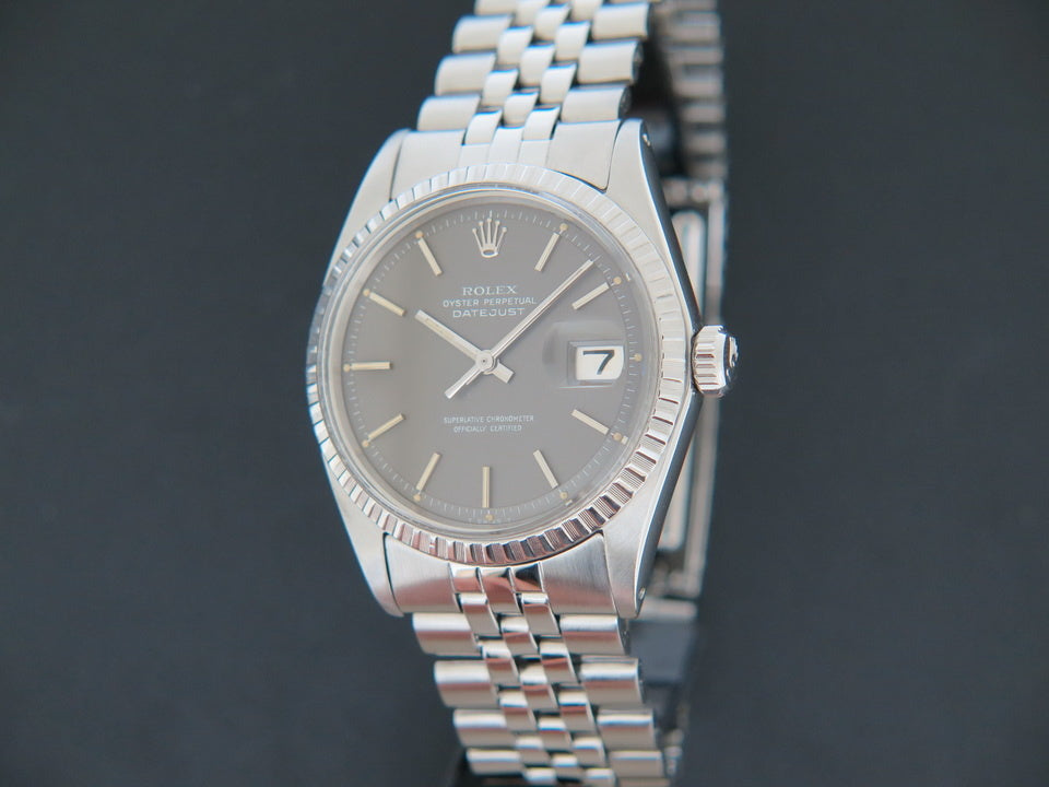 Rolex Datejust 1603 Grey Dial Punched Papers (1)