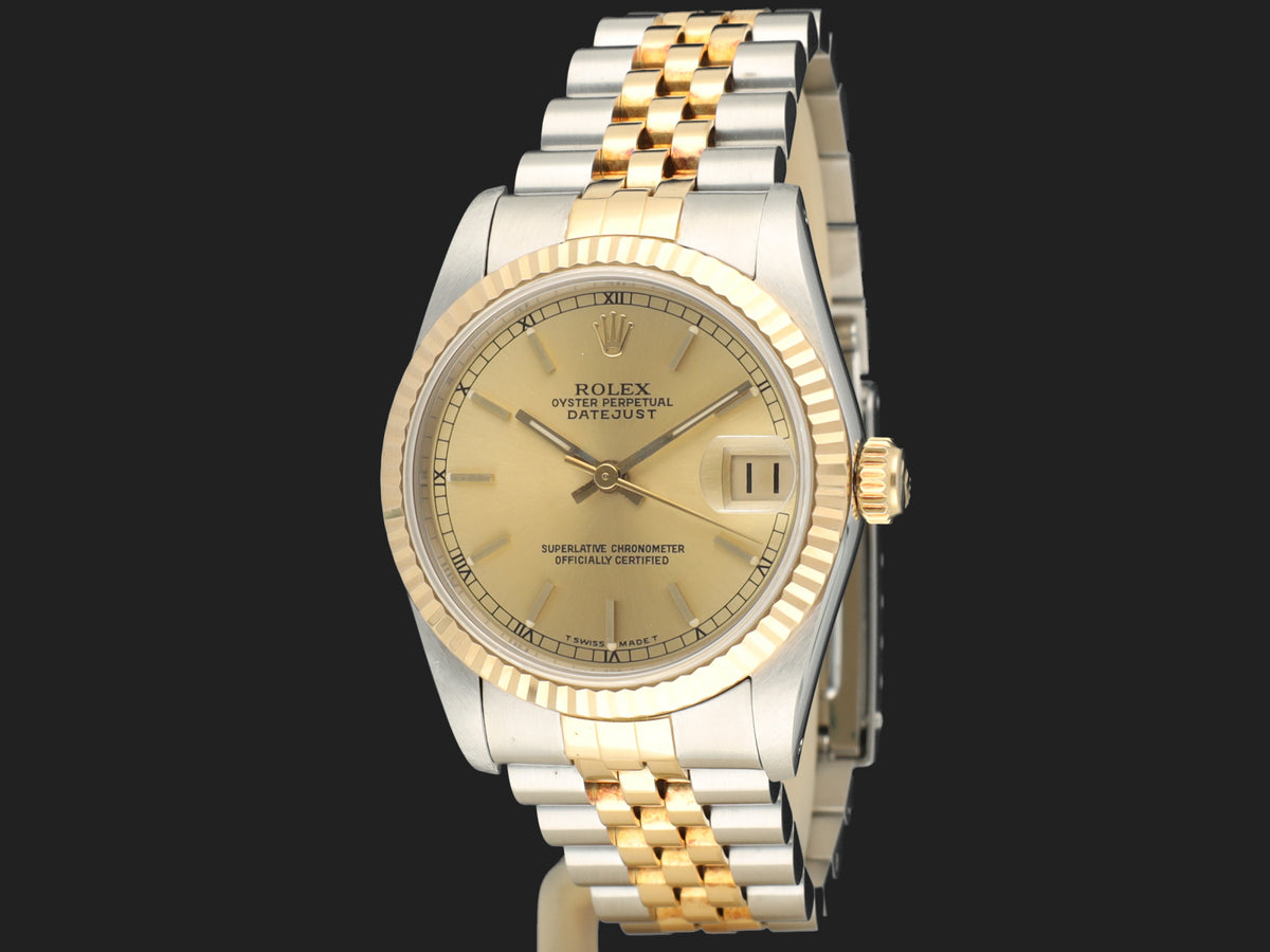 Rolex Datejust 31 Champagne Dial 68273  (1)