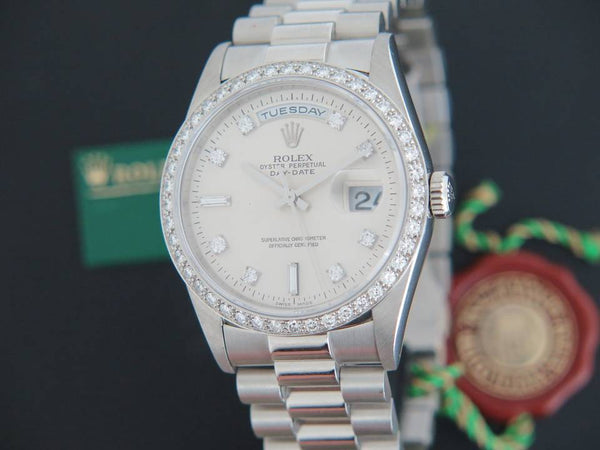 Rolex Day-Date Platinum Diamonds