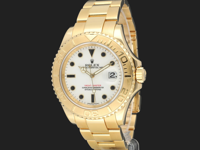 Rolex Yacht-Master Yellow Gold White Dial