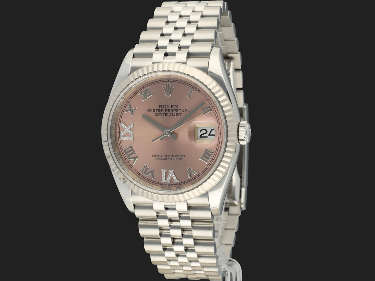 Rolex Datejust 36 Pink Diamond Dial 126234 (1)