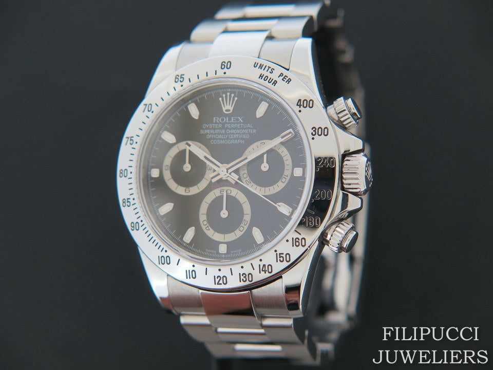 Rolex Daytona Black Dial 116520 (1)