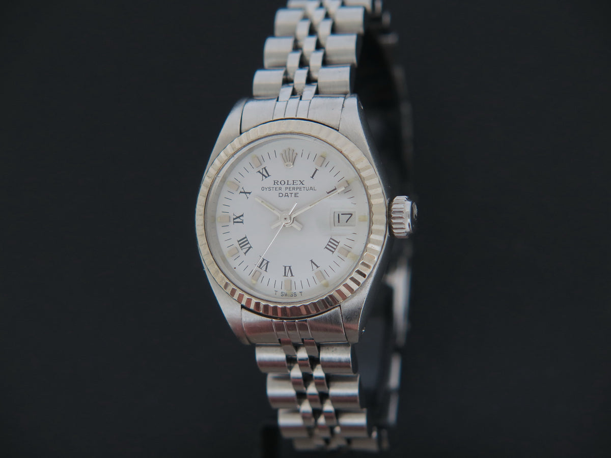 Rolex Date Lady White Dial 6917  (1)