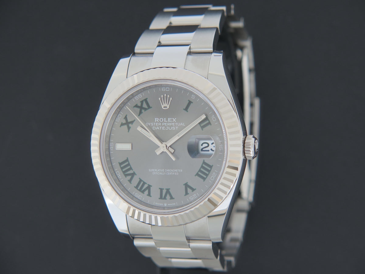 Rolex Datejust 41 Wimbledon Dial 126334 NEW (1)