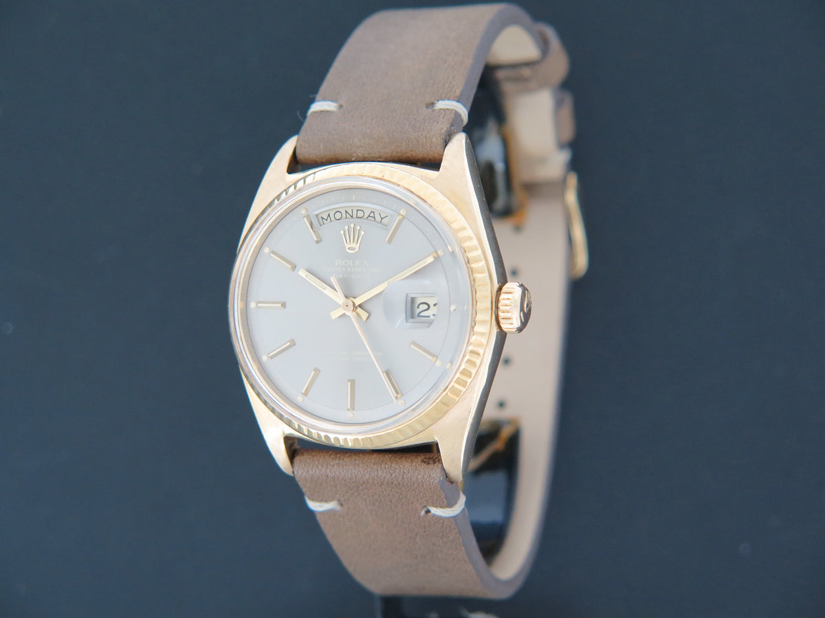 Rolex Day-Date Yellow Gold Grey Dial 1803 (1)