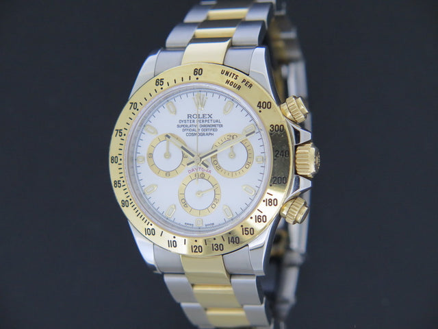 Rolex Daytona Gold/Steel White Dial