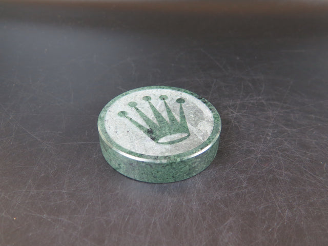 Rolex Paperweight Green Marble